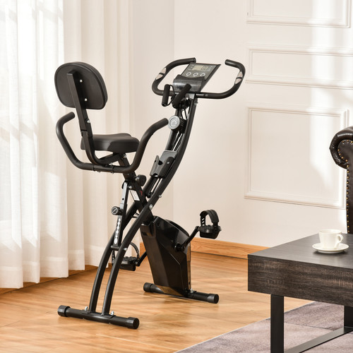Folding exercise bike - exercise,
