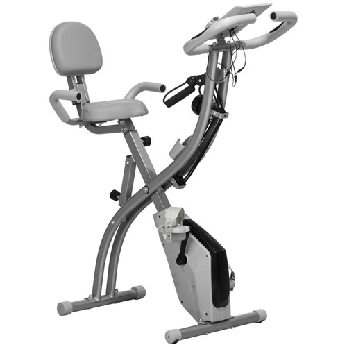 Upright exercise bike - 2-in-1,