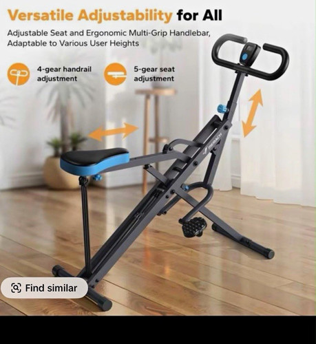 Upright foldaway exercise - upright,