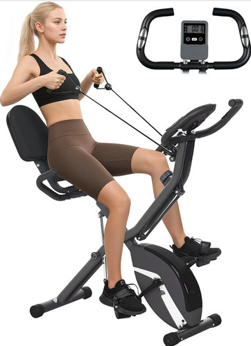 Folding exercise bike - folding,