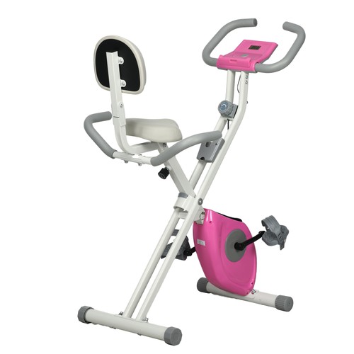 Folding exercise bike - exercise,