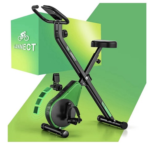 Upgraded folding exercise bike - exercise,